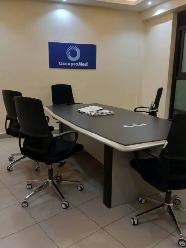 OccuproMed boardroom at the company office